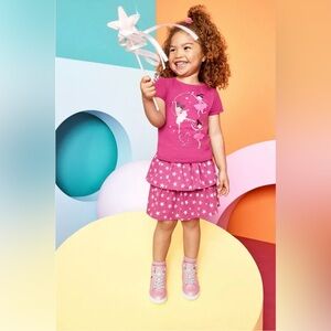 Garanimals T-shirt and Skort Set with Star Whimsical Print